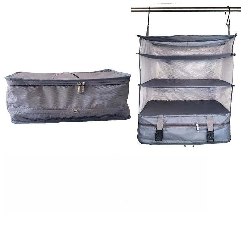 Triple organizing hanging bags
