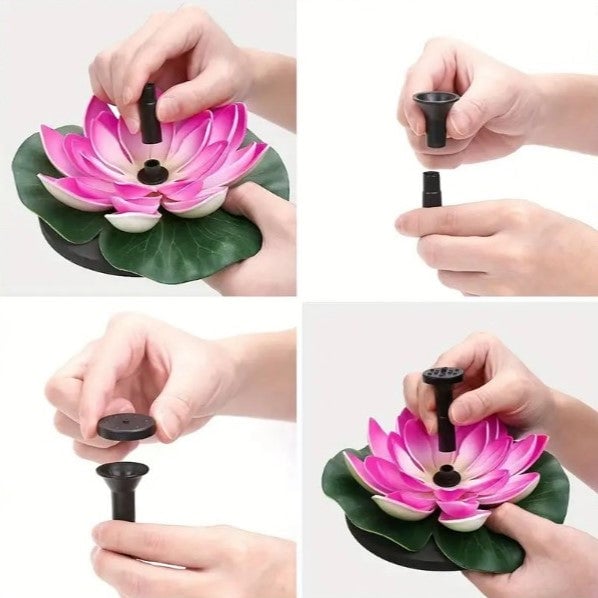 Solar Lotus Fountain