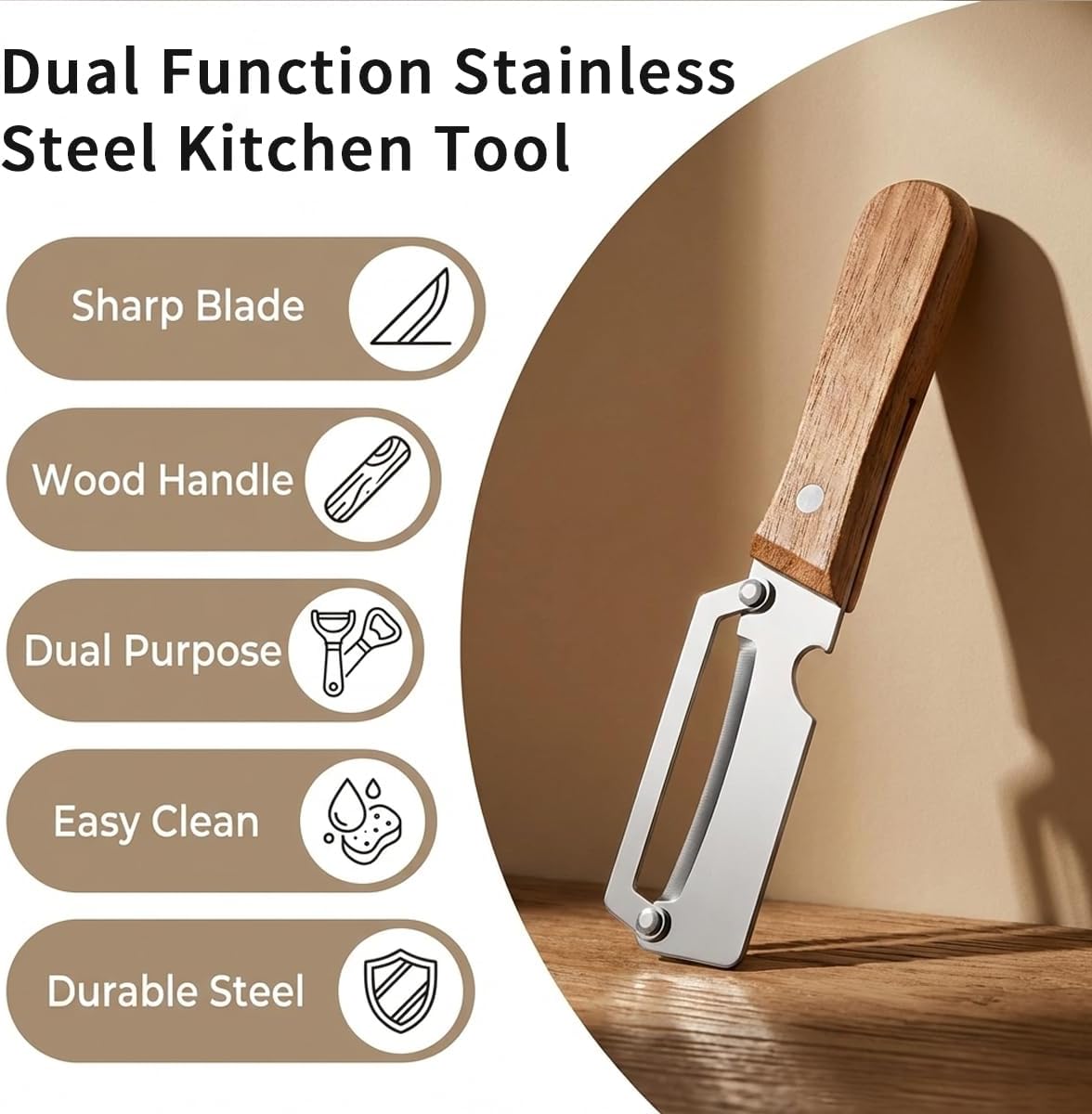 🍉Hot sale🍍New 2-in-1 Multifunctional Fruit & Vegetable Peeler🔪