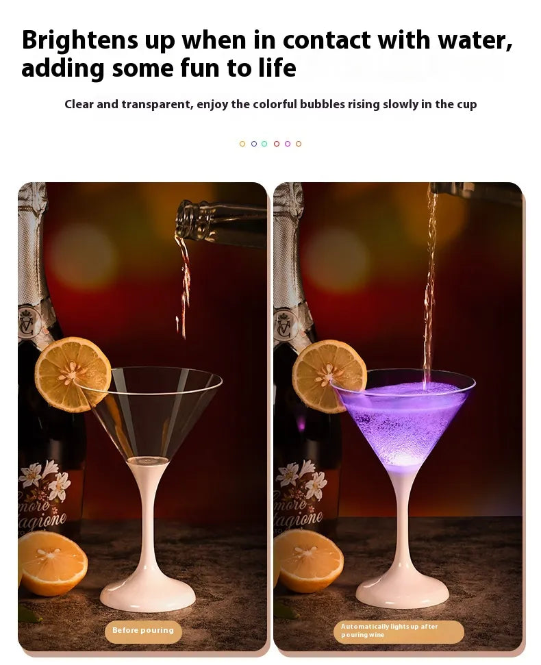 LED Light Wine Glasses