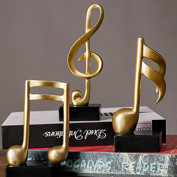 Simple resin musical note model ornaments