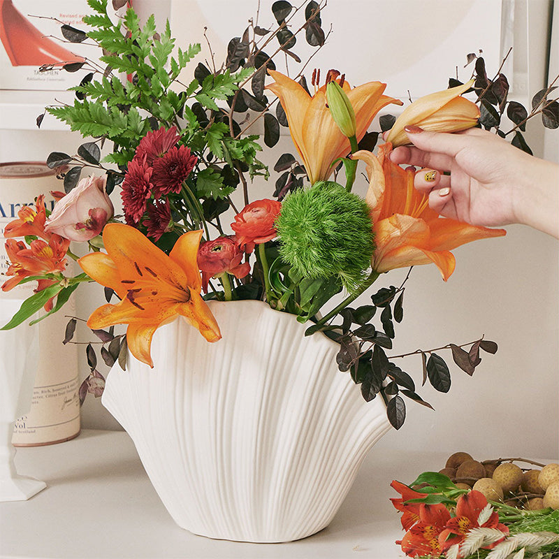 Shell Flower Vase
