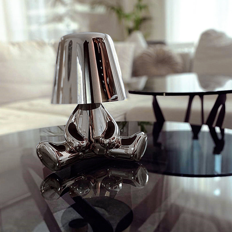 Silver Bros Bedside Lamp