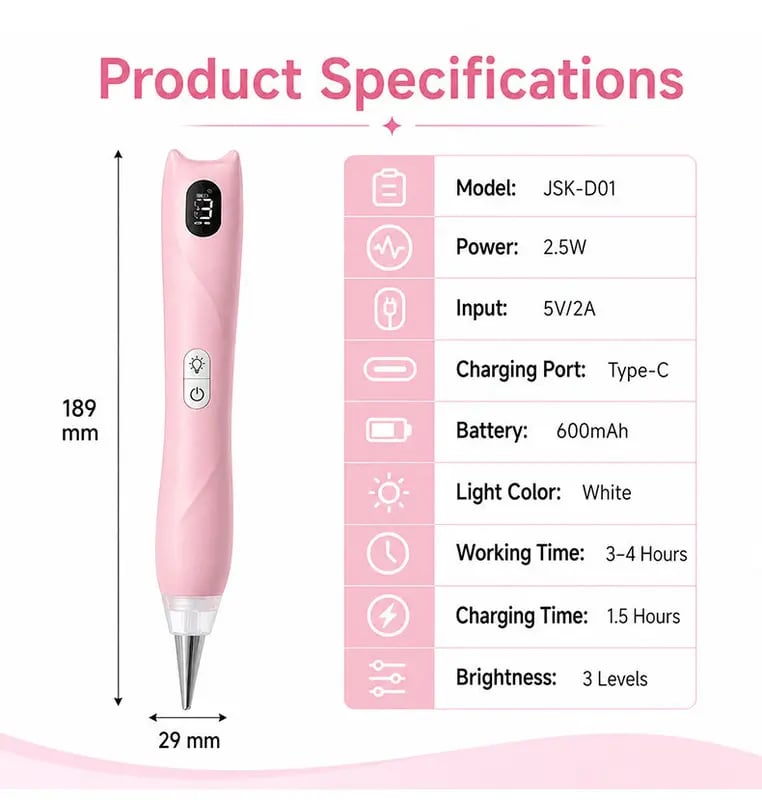 Electric Diamond Painting Pen with Light