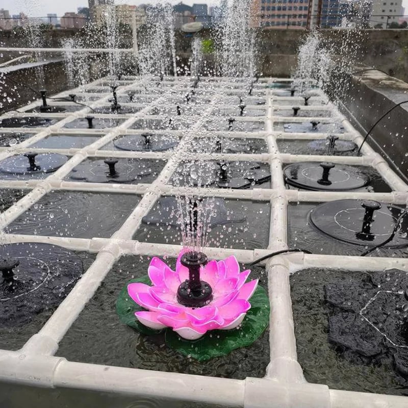 Solar Lotus Fountain