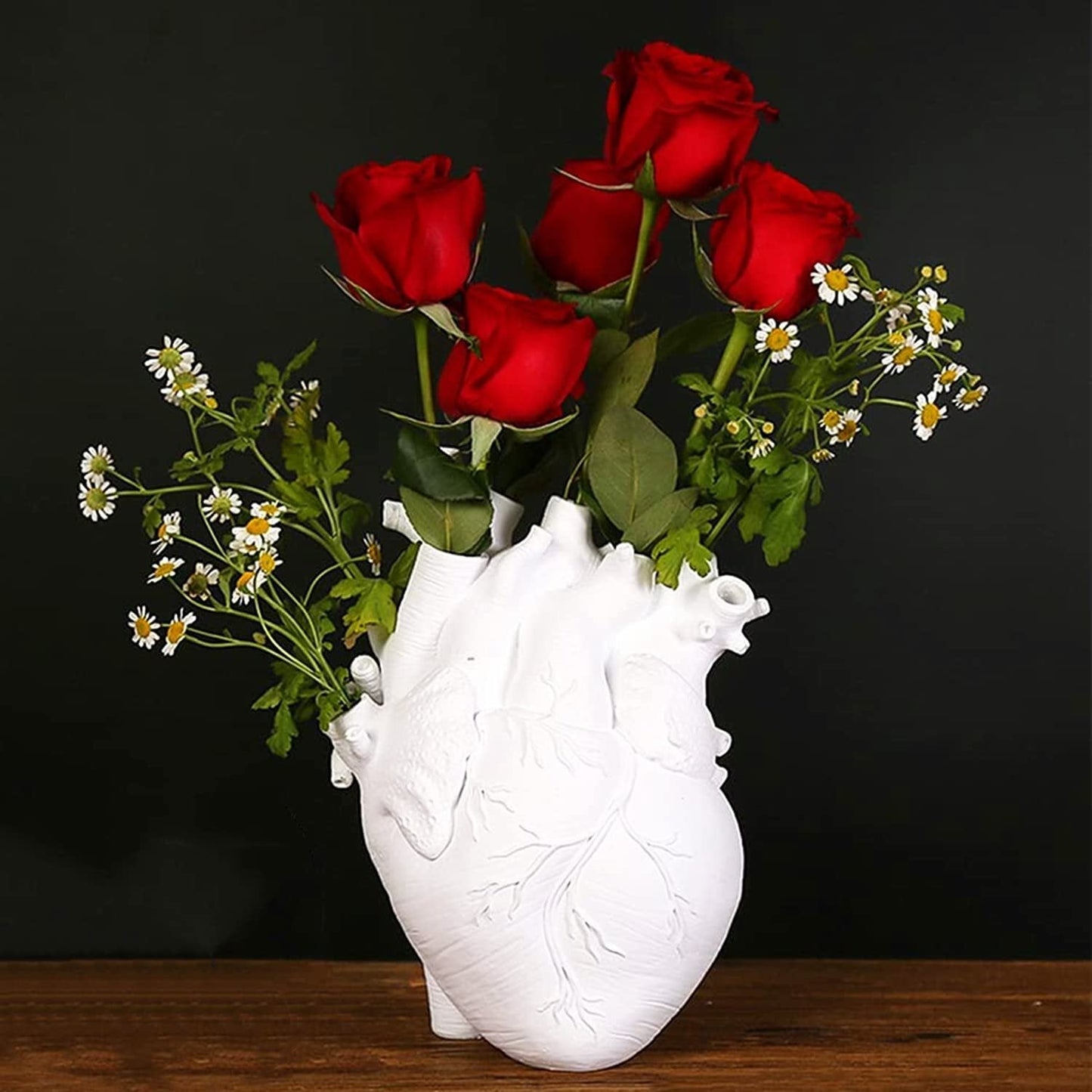 White Heart Irregular Creative Art Vase(BUY 4 Pcs Free Shipping)