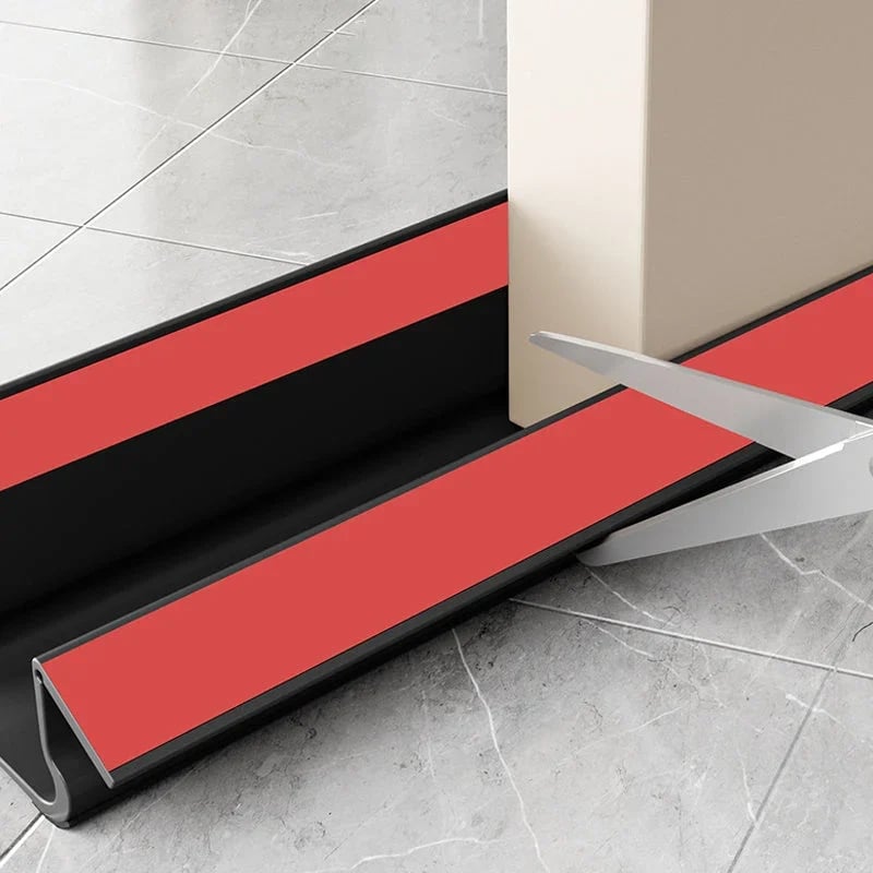 Triple Seal Under Door Draft Stopper – Self-Adhesive Door Bottom Seal for Noise Reduction, Energy Saving & Bug Blocking