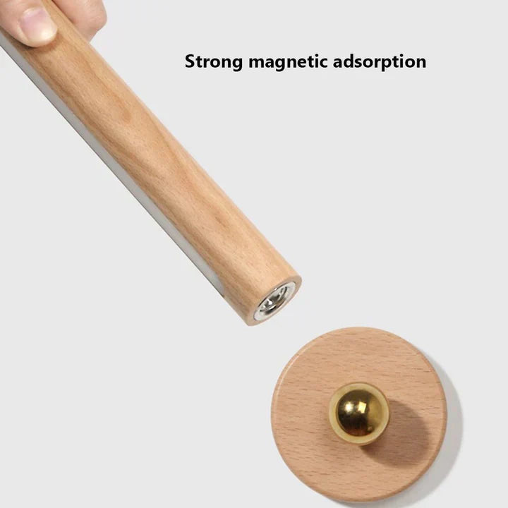 Wall light made of wood