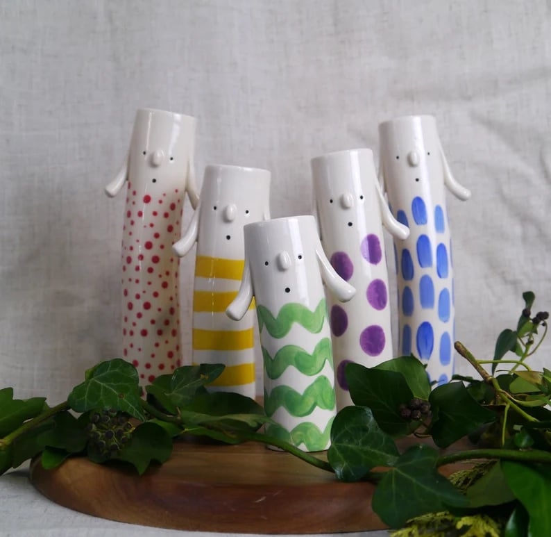 💐 Handmade Family Vase Set