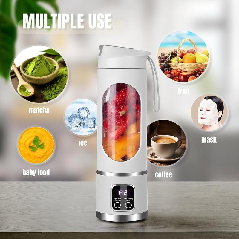 💥Digital Multimode Juicer Blender - Smart LED Display, Diet-Friendly,Leak Proof Design for Smoothies Liquid Diet, Shakes & Baby Food,Best Compact Blender for Home & Travel
