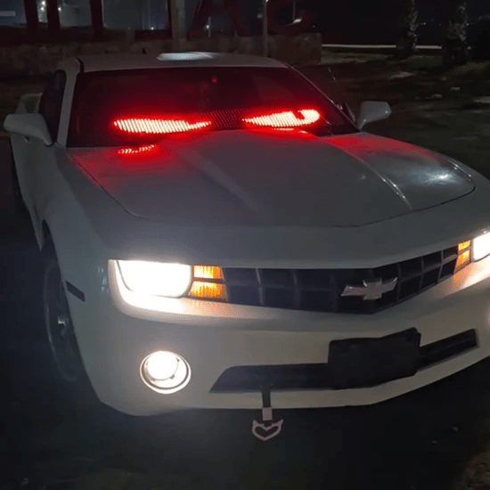 Halloween Spooktacular Deal Alert! 🎃 Devil Eyes LED Sign: App - Controlled, Animated for Car/Truck Windshields