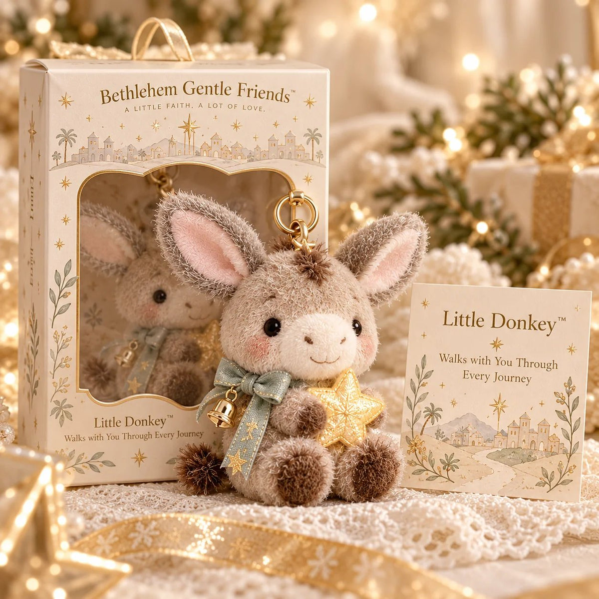 ✝️ Bethlehem Gentle Friends | 6 Faith-Inspired Plush Keepsakes with Meaningful Message Cards 💕