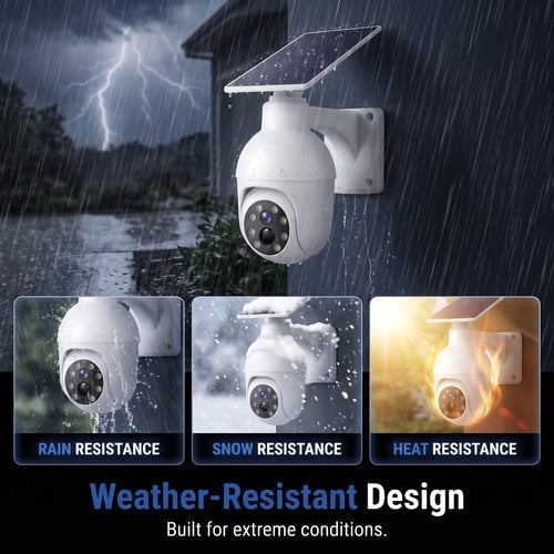 ⏰Final 6 Hours Sale 49% OFF🔥🔥 - Solar-Powered Simulated Surveillance Camera Street Light