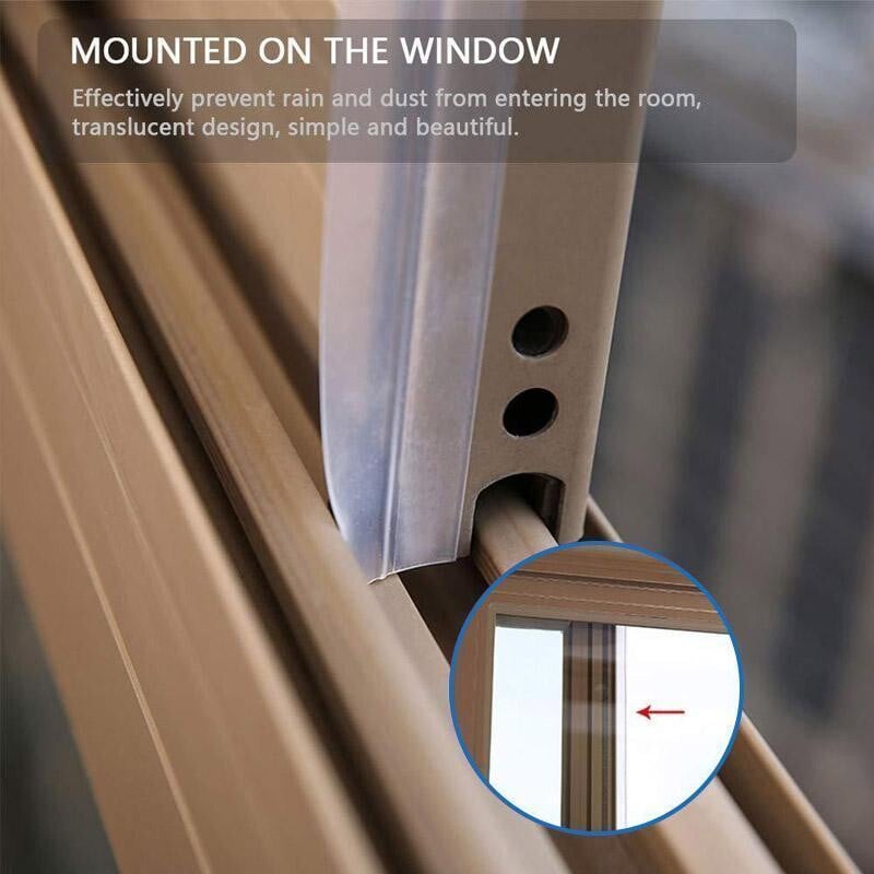 Silicone Door Weather Stripping Seal Strip, 5M/16.4FT Adhesive Door Bottom Draft Stopper for Doors and Windows