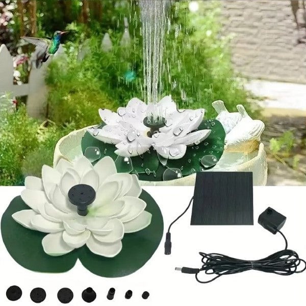 Solar Lotus Fountain