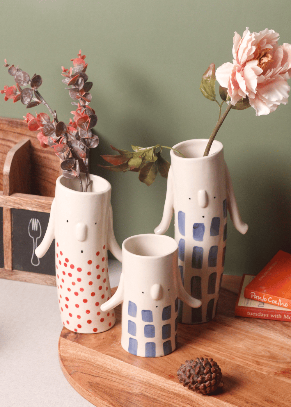 💐 Handmade Family Vase Set