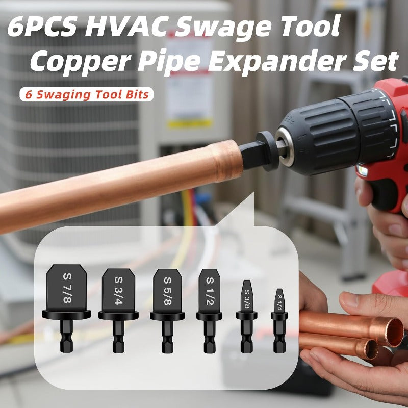 Professional HVAC Swaging Tool Set