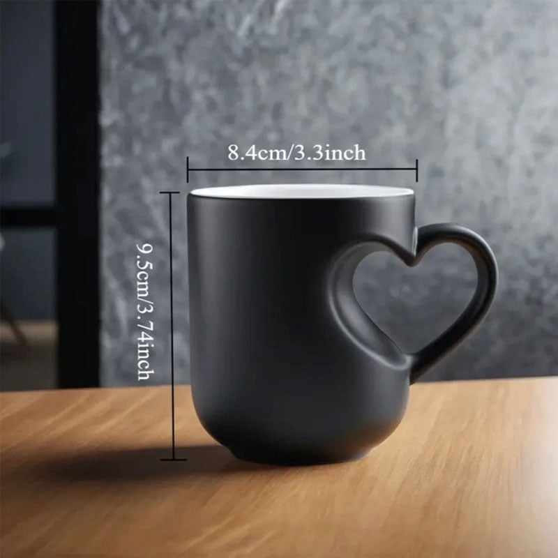 🔥Buy More Save More💖Heart-shaped Color-changing Ceramic Mug🎁