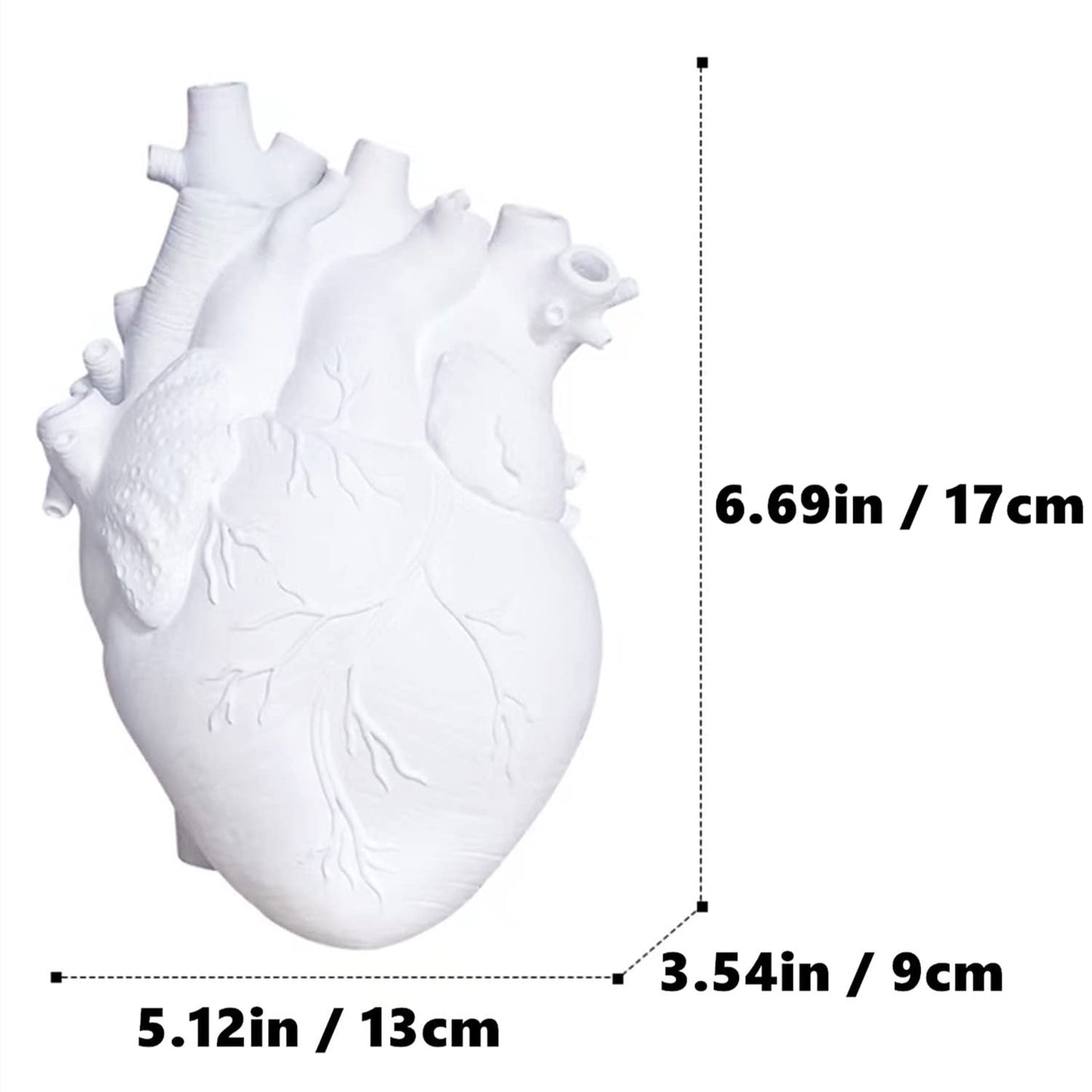 White Heart Irregular Creative Art Vase(BUY 4 Pcs Free Shipping)