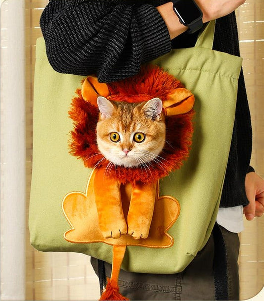 (Last Day Promotion 50% OFF!⚡) Pet Canvas Shoulder Carrying Bag