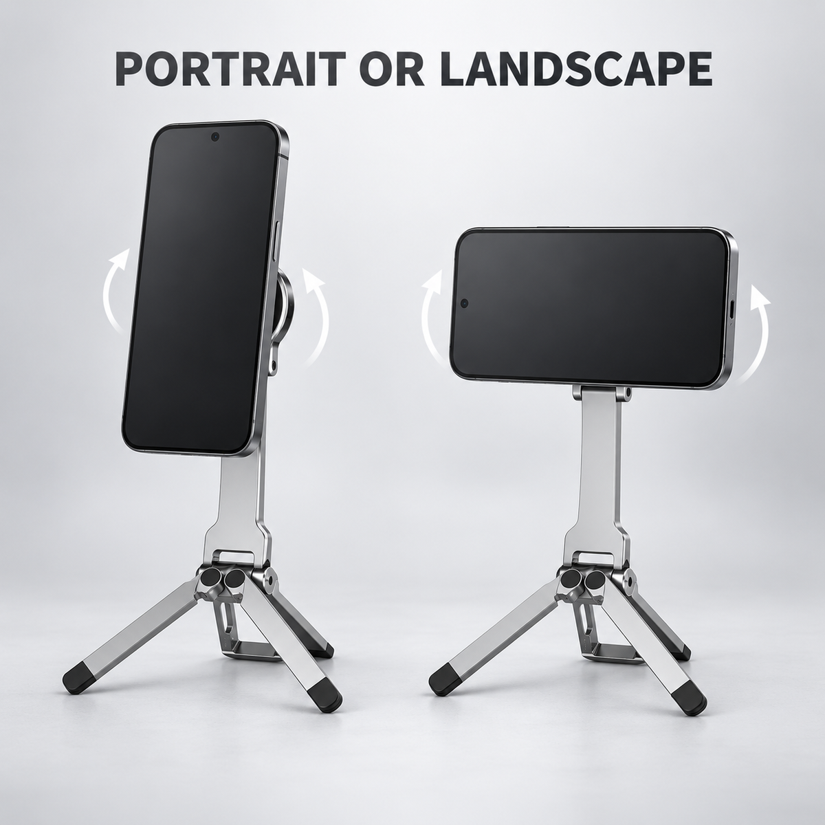 Foldable Magnetic Phone Tripod Stand