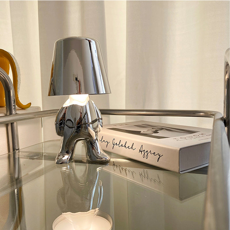 Silver Bros Bedside Lamp