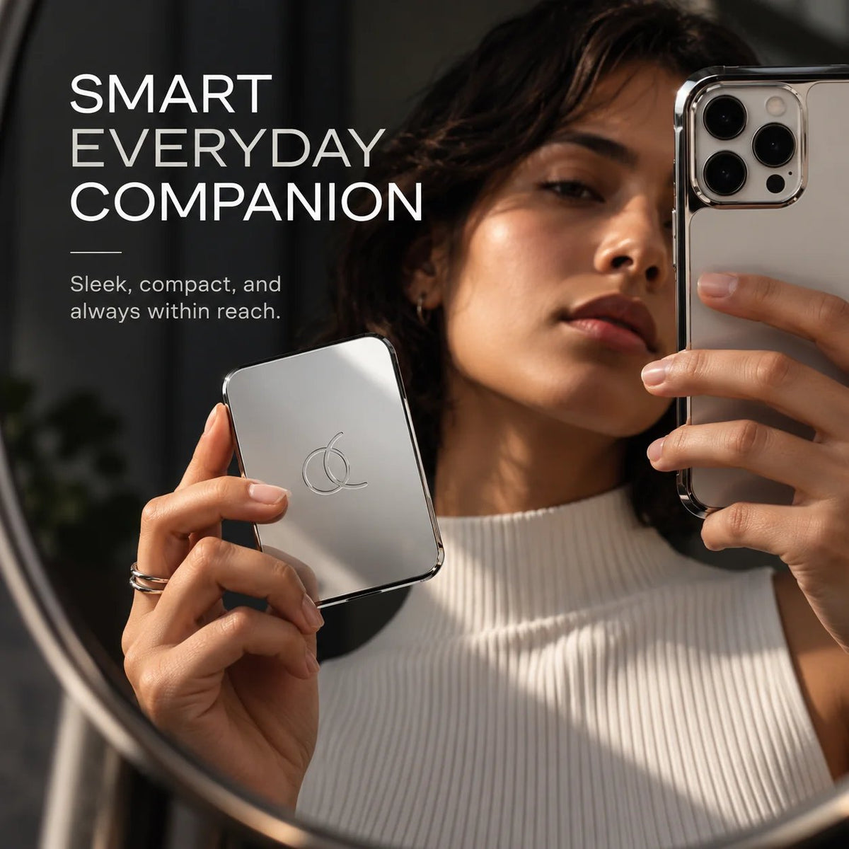 🧲 Slim Magnetic Metal Wallet | Quick-Access Card Holder