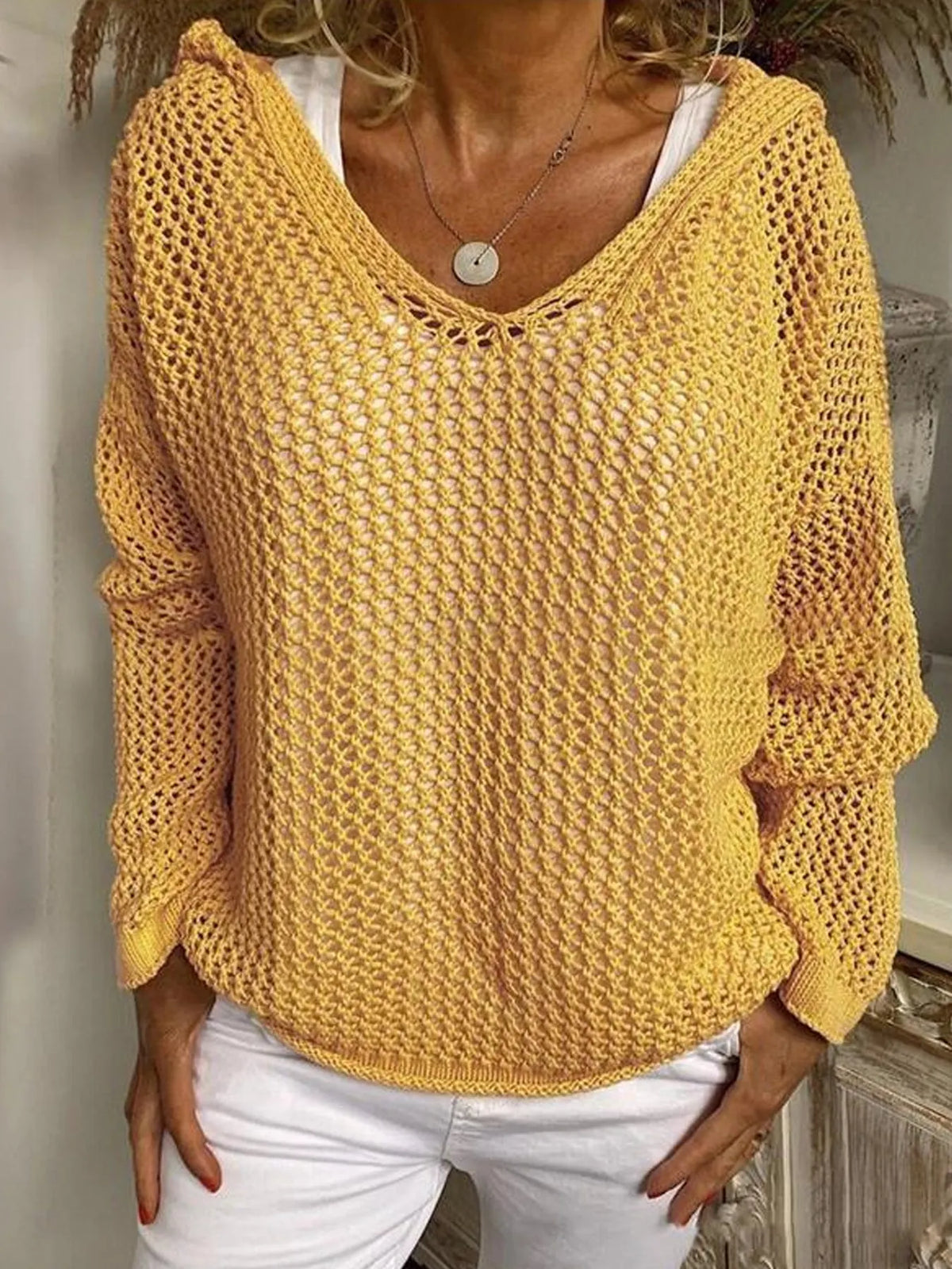 Women's Casual Soft Knitted Pullover