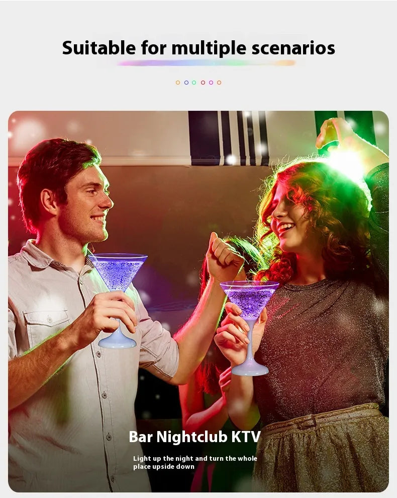 LED Light Wine Glasses