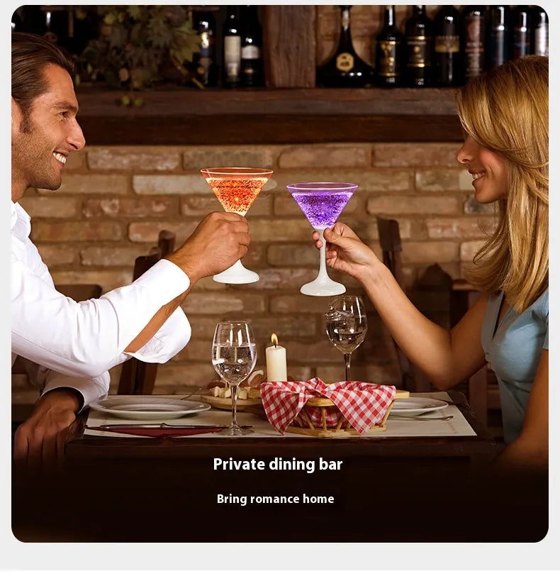 LED Light Wine Glasses