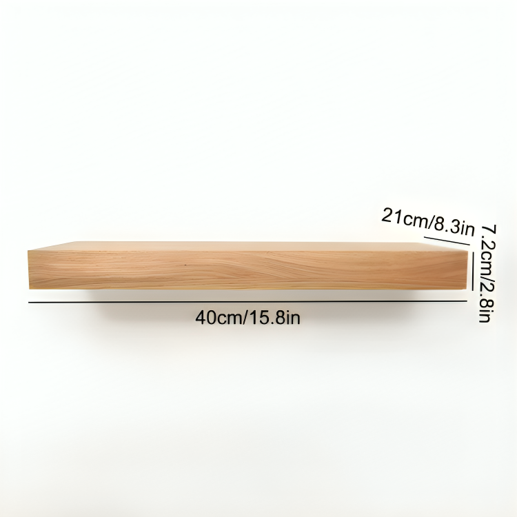 Wall-mounted shelf with secret compartment