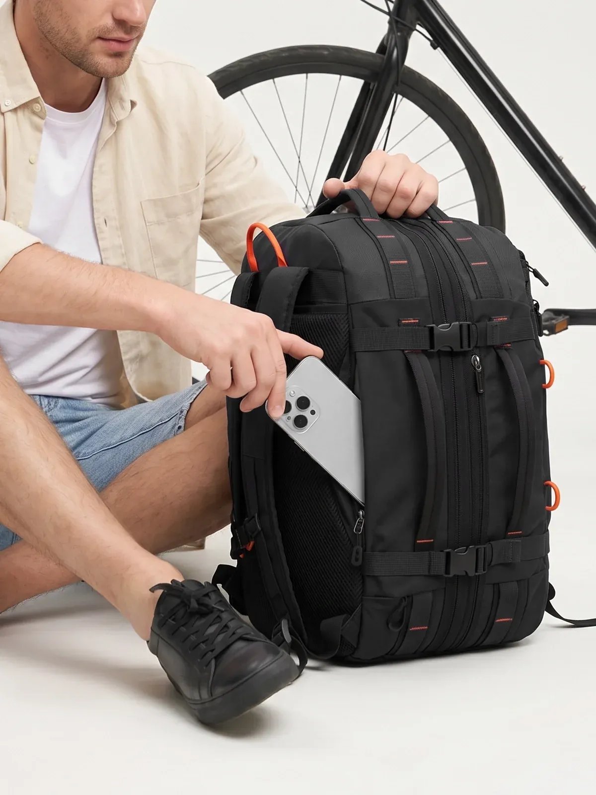 Tolaccea Mlife 03 | 40L-50L Expandable 360° Laptop TSA Travel Laptop Backpack (124)