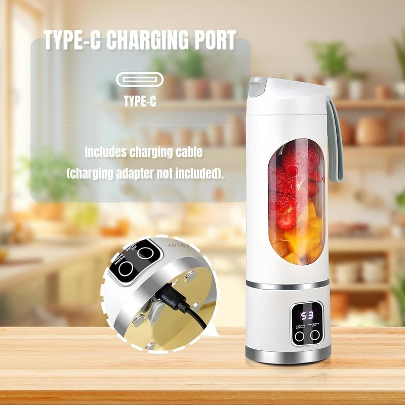 💥Digital Multimode Juicer Blender - Smart LED Display, Diet-Friendly,Leak Proof Design for Smoothies Liquid Diet, Shakes & Baby Food,Best Compact Blender for Home & Travel