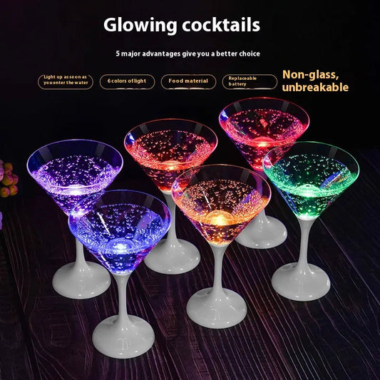 LED Light Wine Glasses