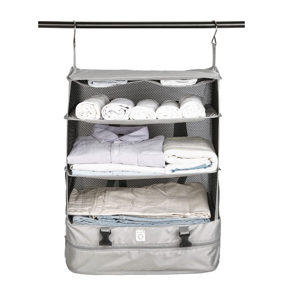 Triple organizing hanging bags