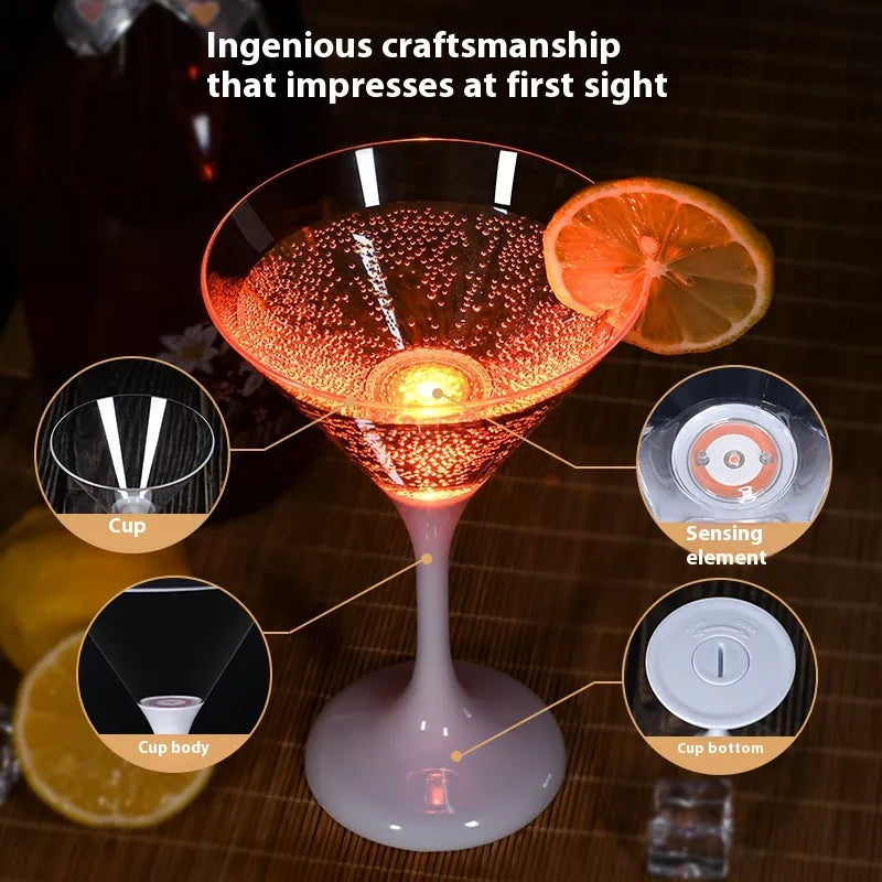 LED Light Wine Glasses