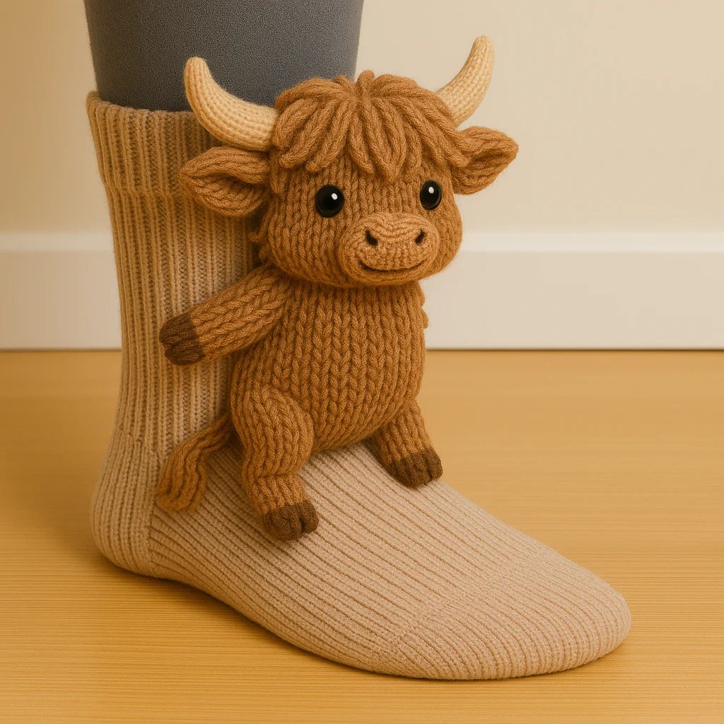 🎄3D Knit Animal Socks - 🎅Christmas Gifts