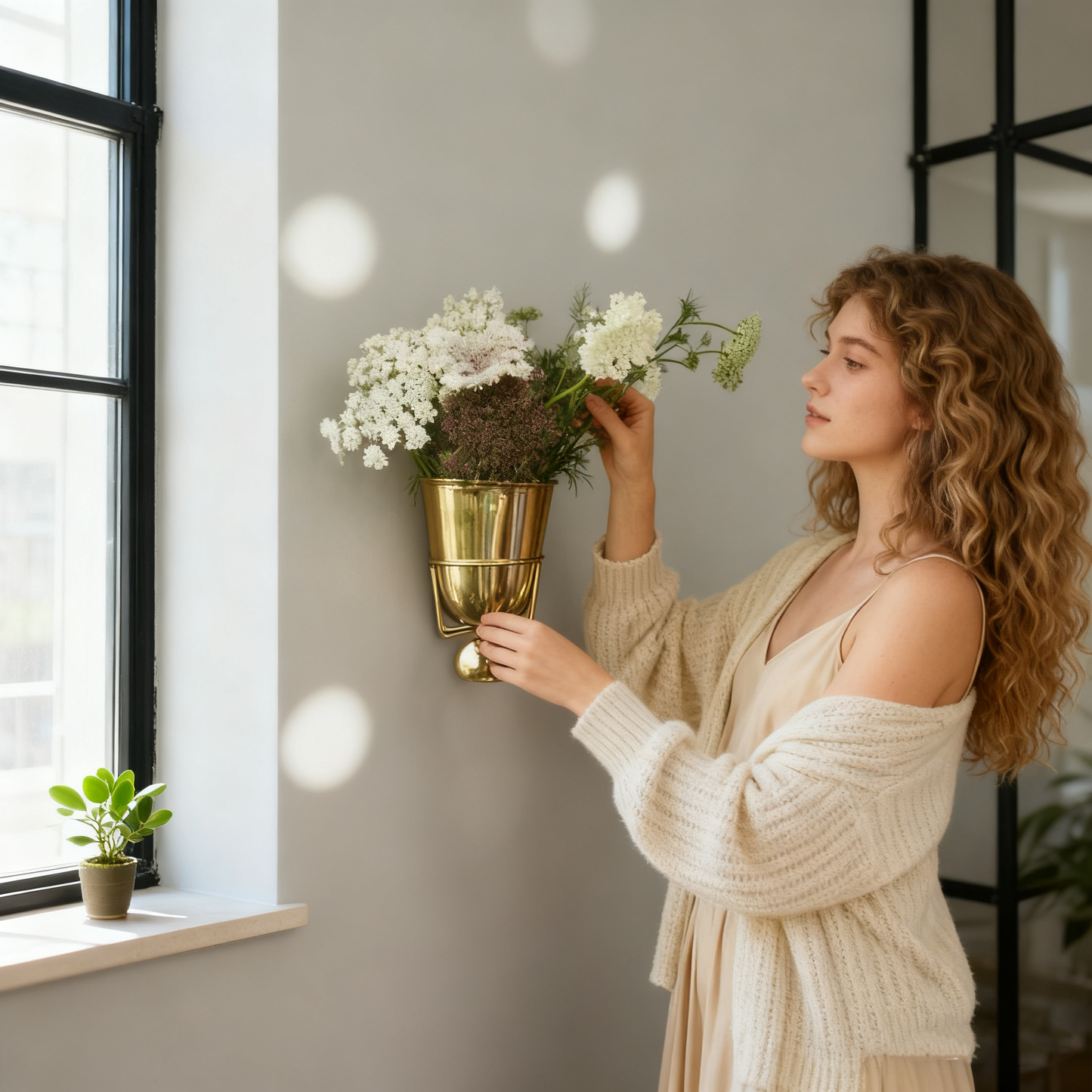 🔥🌷Bohemian Opal Wall Vessel for Plant Lovers