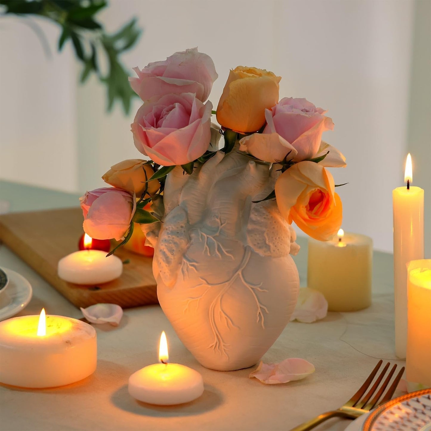White Heart Irregular Creative Art Vase(BUY 4 Pcs Free Shipping)