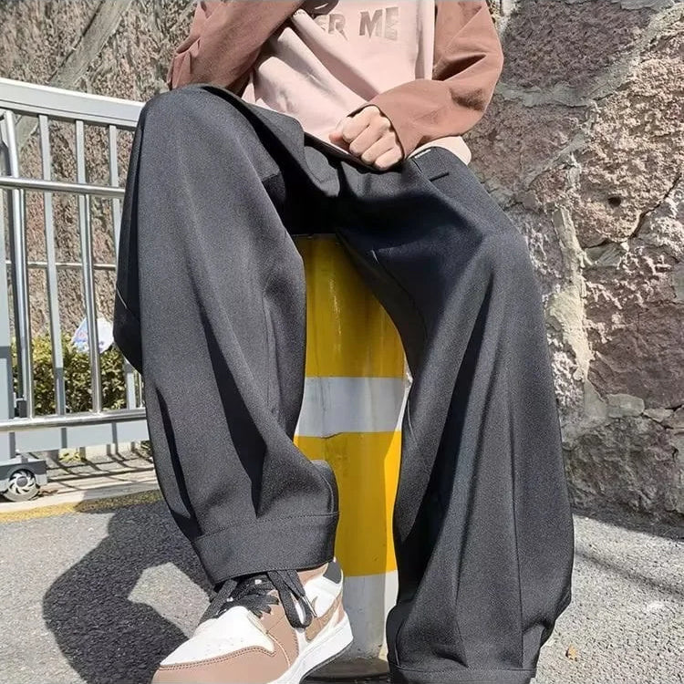 Loose Fit Wide Leg Vintage Elastic Waist Casual Pants (Buy 2 Free Shipping)