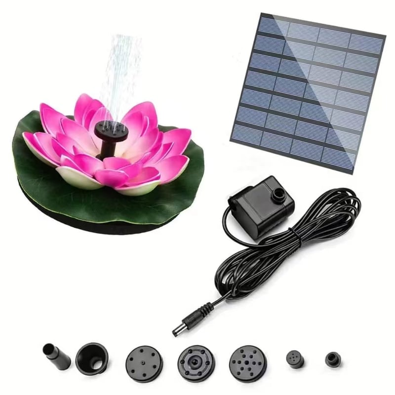 Solar Lotus Fountain