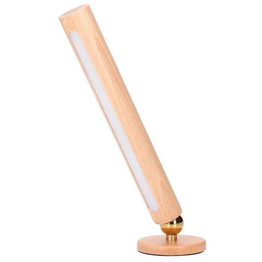Wall light made of wood