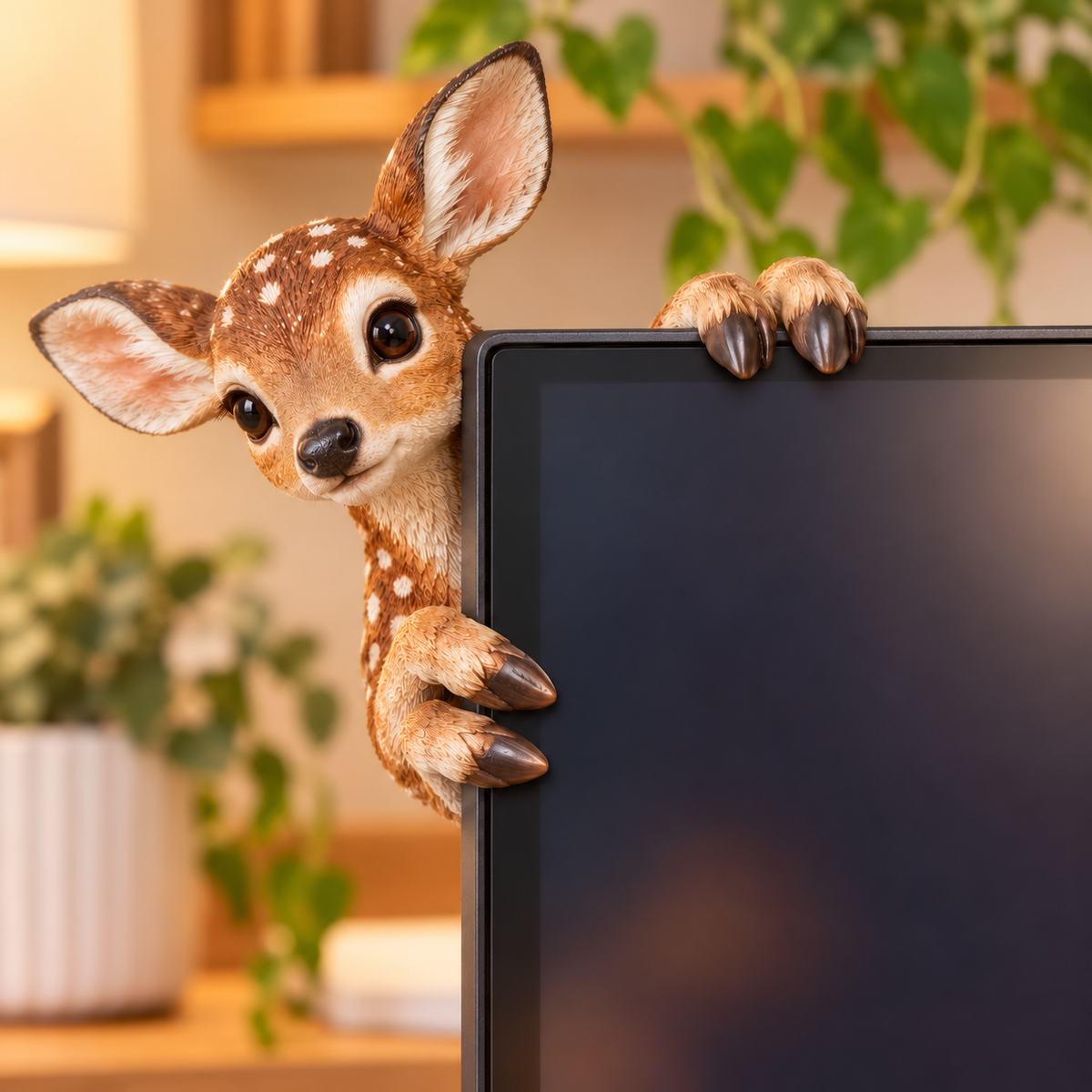 🐾 Peek-A-Boo Monitor Buddies™ – Cute Animal Screen Corner Decor