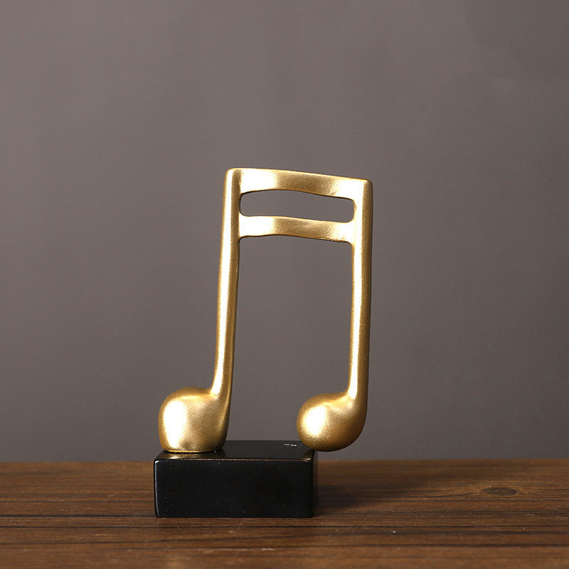 Simple resin musical note model ornaments