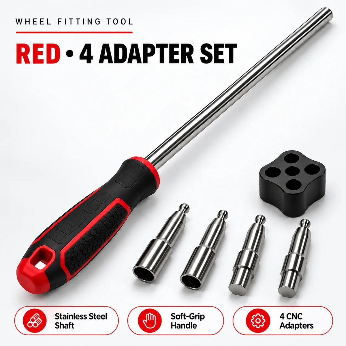 🔧 Heavy Wheel Fitting Tool – Hub Positioning & Tire Mounting Assistant