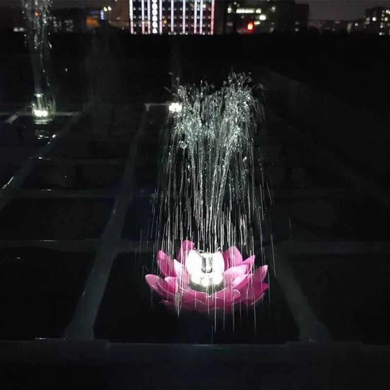 Solar Lotus Fountain