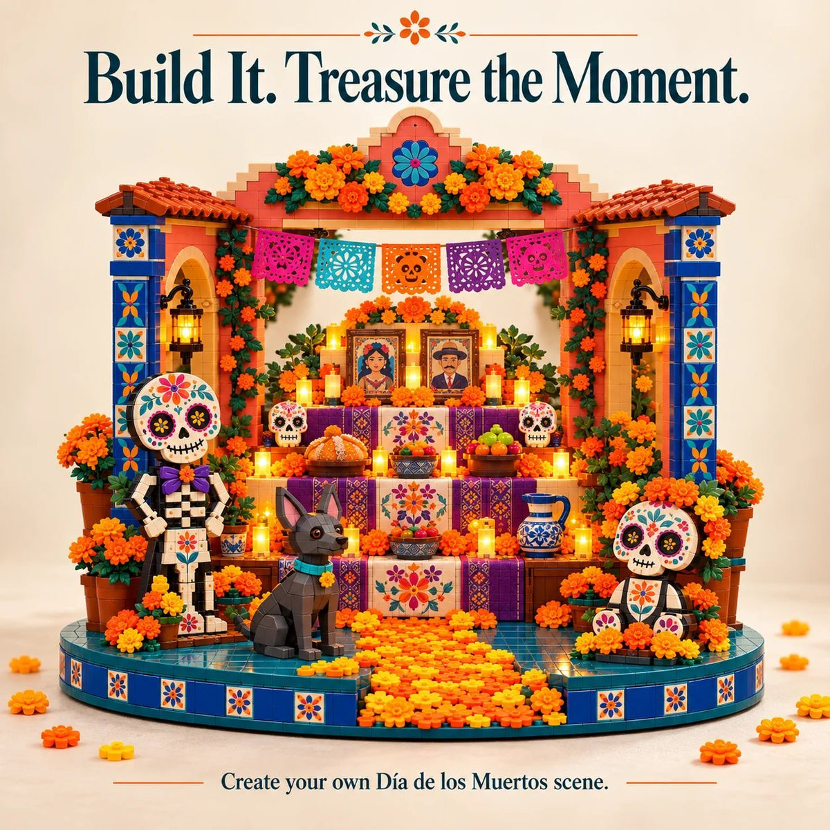 🌼 Día de los Muertos Ofrenda Building Set – A Colorful Celebration of Life & Memories