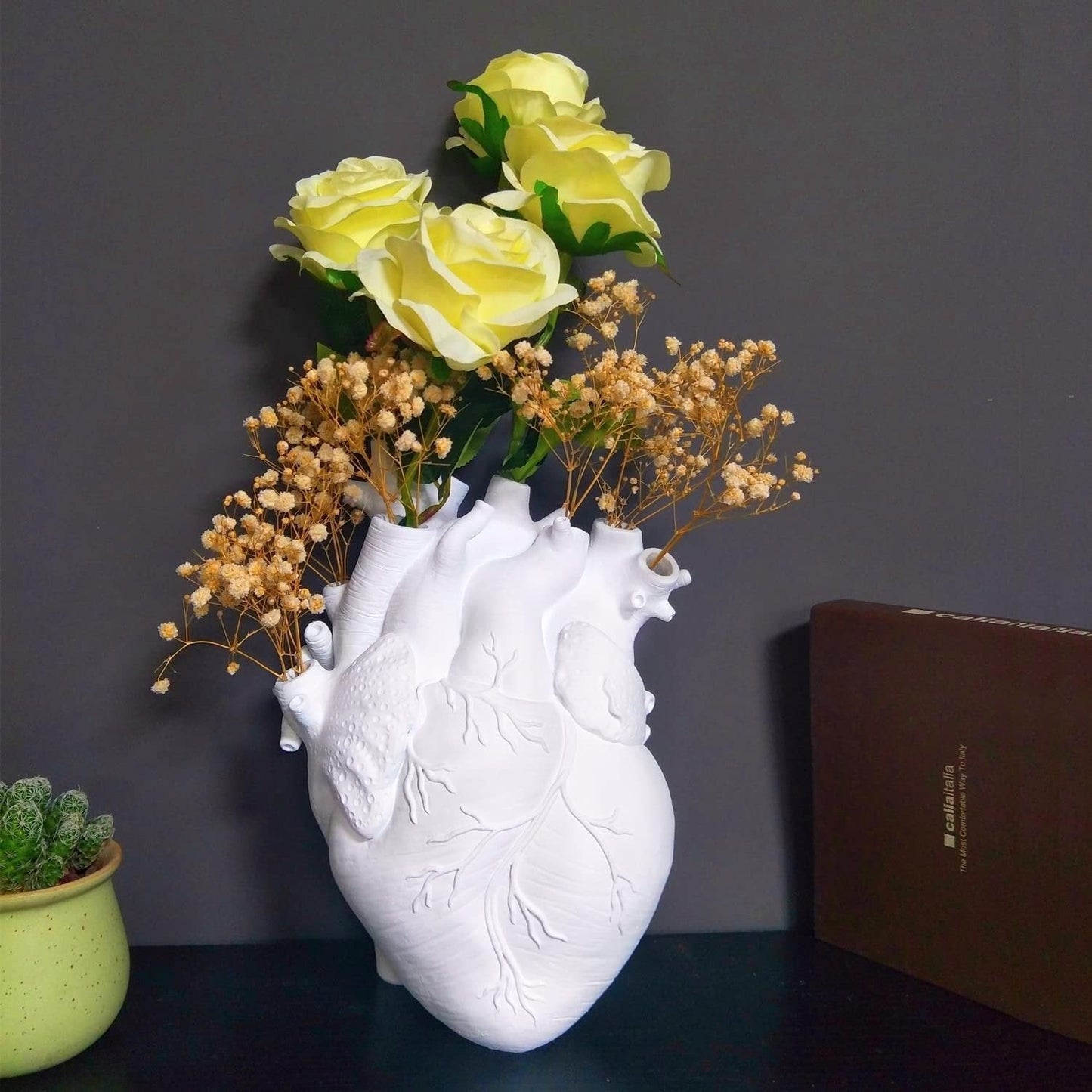 White Heart Irregular Creative Art Vase(BUY 4 Pcs Free Shipping)