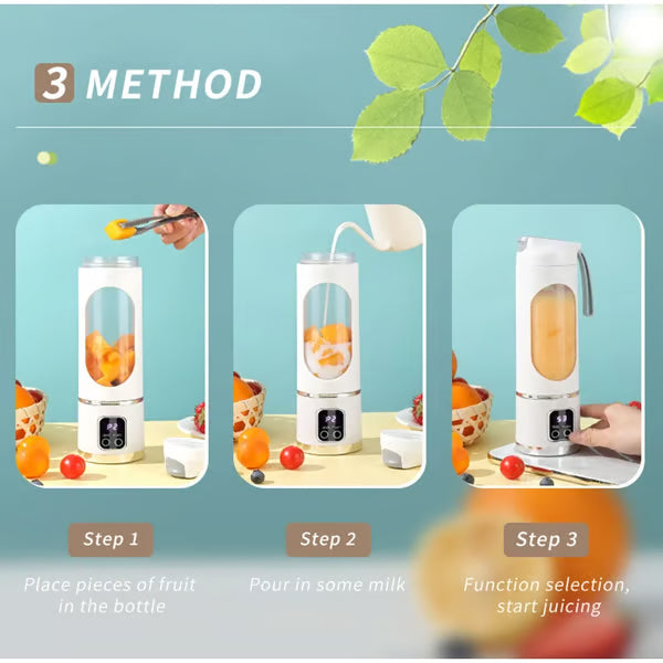 💥Digital Multimode Juicer Blender - Smart LED Display, Diet-Friendly,Leak Proof Design for Smoothies Liquid Diet, Shakes & Baby Food,Best Compact Blender for Home & Travel