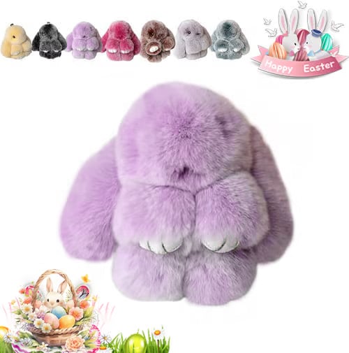 Easter Sale 🐰 Handmade Soft Bunny Pendant